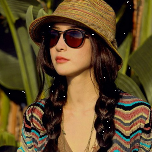 Colorful Fashion Straw Sun Hats
