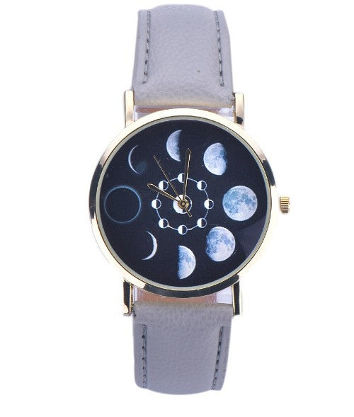 Lunar Eclipse Pattern Wrist Watch